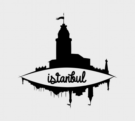 istanbul big city vector artのイラスト素材