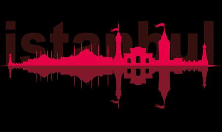 istanbul big city vector artのイラスト素材