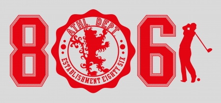 summer sports golf player vector artのイラスト素材