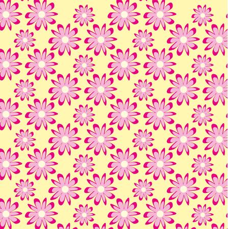 flower with leaf pattern artのイラスト素材