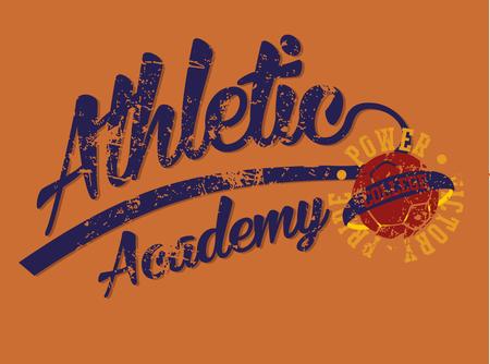 american college sports artのイラスト素材