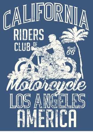 california retro  vector artのイラスト素材