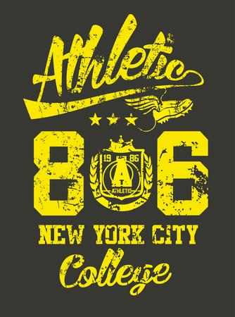 american college team vector artのイラスト素材