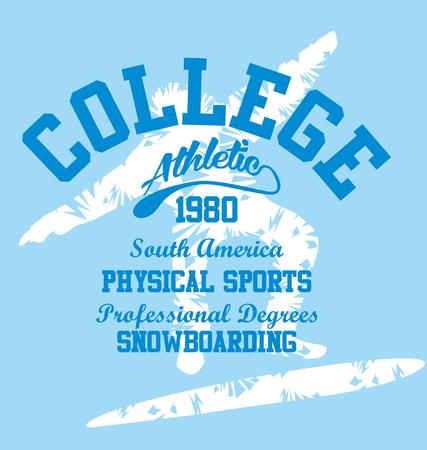 winter sports vector artのイラスト素材