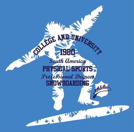 winter sports vector artのイラスト素材