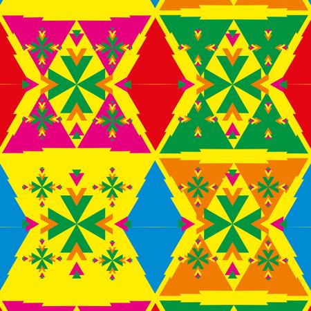 geometric ethnic design vector artのイラスト素材