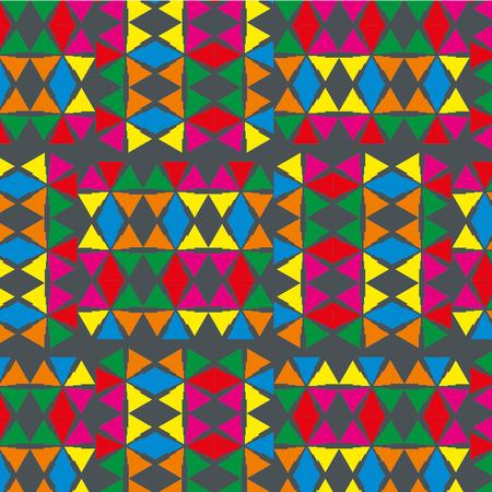 geometric ethnic design vector artのイラスト素材