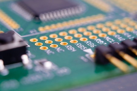 Processor, button, connector