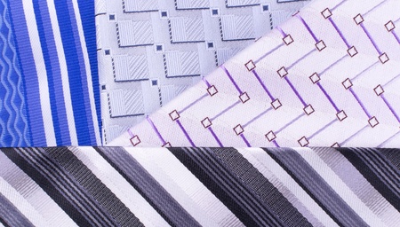 Four tie are on each other an angle