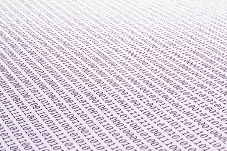 Abstract binary code diagonal split