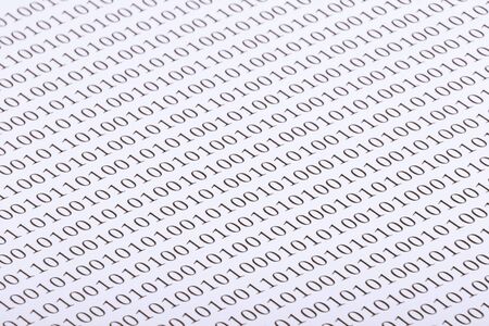 Abstract binary code containing the 1 and 0の写真素材