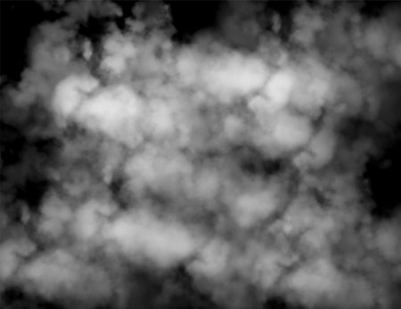 smoke Misty fog effect texture overlays for text or space on Isolated black backgroundの写真素材