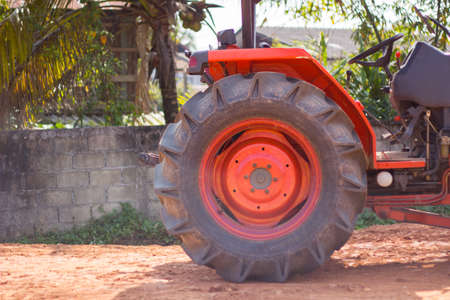 tractor wheelの写真素材