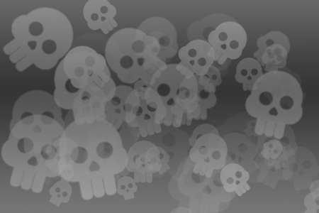background with skullの写真素材