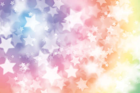 colorful christmas background with starsの写真素材