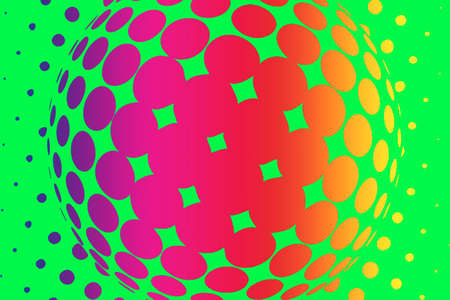 colorful dots abstract wallpaper texturized graphic backgroundの写真素材