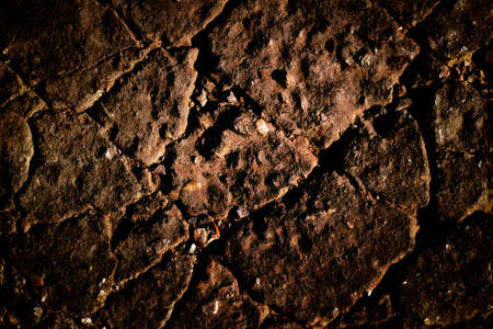 grunge texture, wall background, vignetteの写真素材