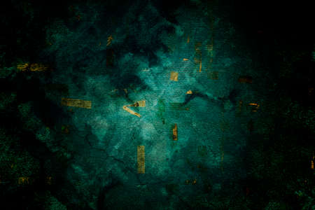 grunge texture, wall background, vignette の写真素材