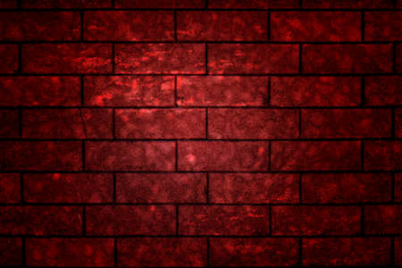 brick grunge texture, wall background, vignetteの写真素材