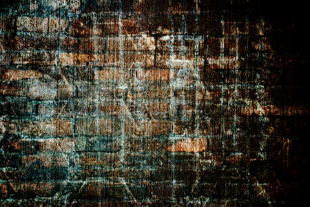 grunge texture, wall background, vignette の写真素材