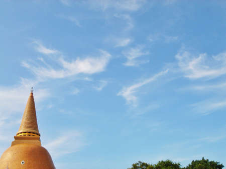 Big pagoda, phra patom jedi, famous place for traveling in thailandの素材