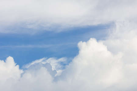 blue sky with clouds background.