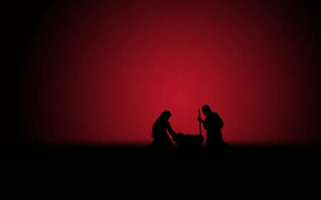 christmas background with color red and black.の写真素材