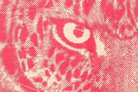 extreme closeup of a grey cardboard texture with red abstract screen, backgroundの写真素材