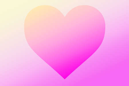 White and pink abstract background with big heart in the middleの写真素材