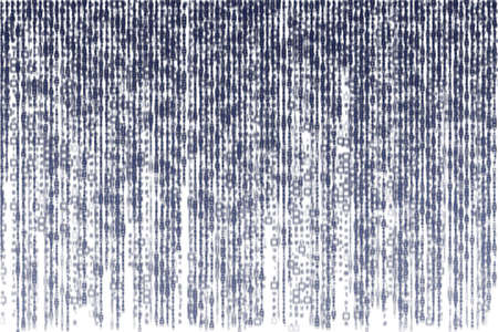 black matrix of binary figures on white background, technology concept
