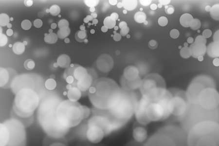 abstract background of  light with beautiful glitter twinkling bokeh, black and white
