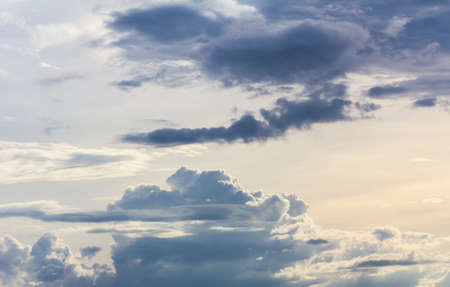dark gray cloud before raining in the evening