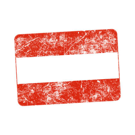 illustration vector grunge stamp flag of Austria countryのイラスト素材