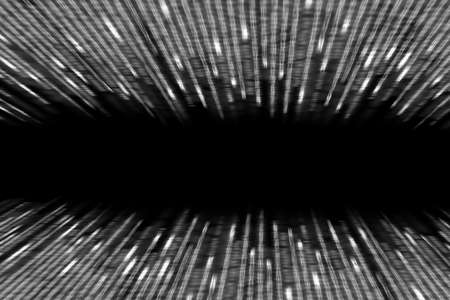 white matrix  background computer generated, perspective with speed motion blurの写真素材