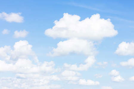 blue sky with cloud closeup