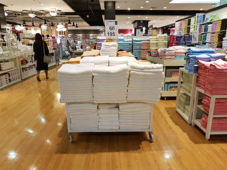 CHIANG RAI, THAILAND - FEBRUARY 2 : Department store interior view with aisle at Central Plaza on February 2, 2017 in Chiang rai, Thailand.のeditorial素材