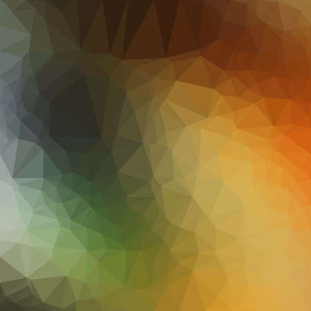 vector multicolor yellow shade geometric rumpled triangular low poly style gradient illustration graphicのイラスト素材