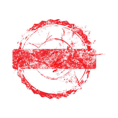 vector illustration red color of grunge rubber stamp basis texture for your designのイラスト素材