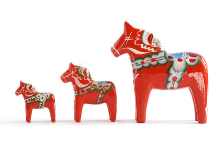 Swedish dalahorseの写真素材