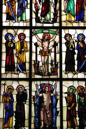 Stained glass windowのeditorial素材