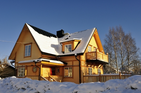 Swedish middle class homeのeditorial素材