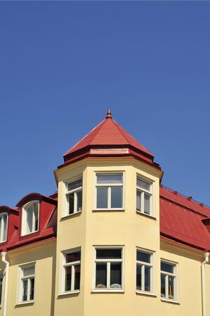Houses in Vaxholmの写真素材