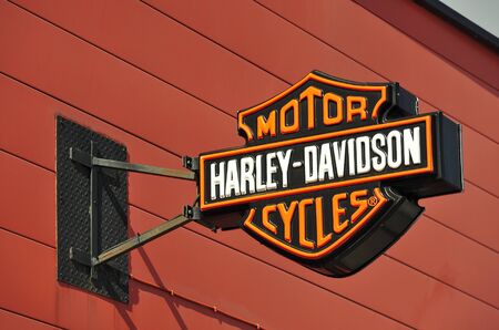Harley-Davidson signのeditorial素材