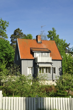 Swedish middle class homeのeditorial素材