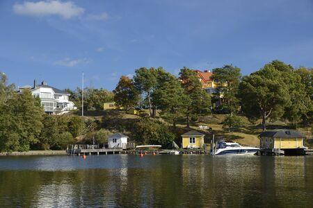 Harbor in Nynashamn - Sweden.の写真素材