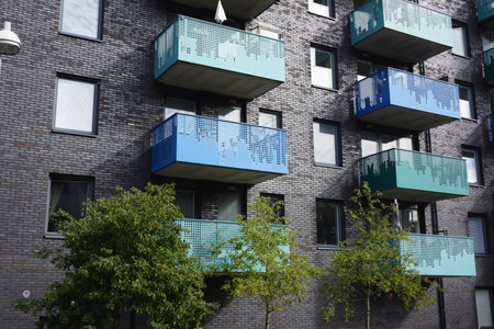 Modern apartments with exposed livingspace