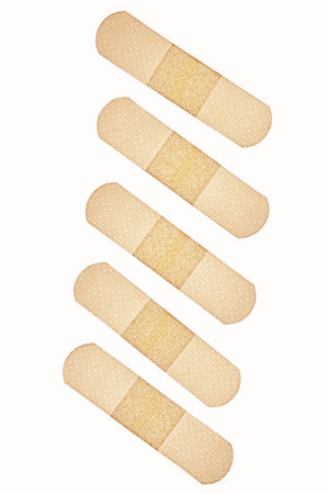 Set of  Sticking plastersの写真素材