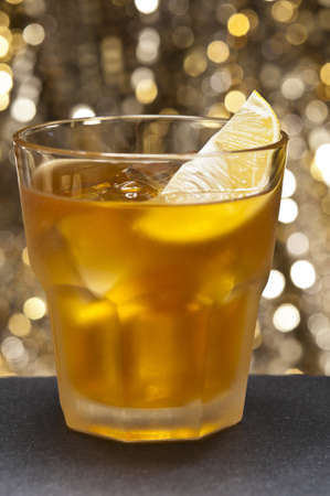 A image of a single Rusty Nail Cocktailの写真素材