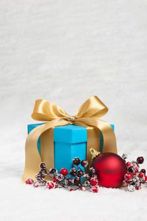 Present in festive decoration for manifold occasionsの写真素材