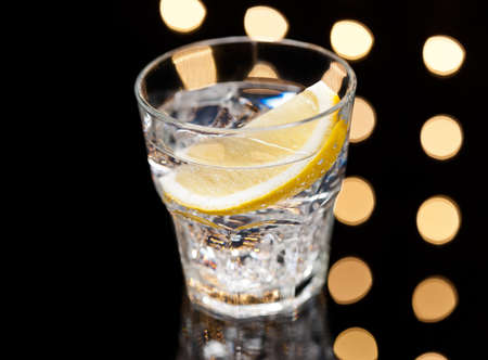 Gin Tonic Tom Collins on the dance floorの写真素材